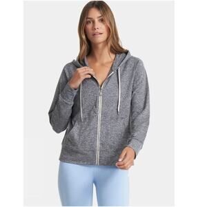 Vuori Halo Performance Hoodie 2.0 Top Fray Full Zip Athleisure Lounge Size XS
